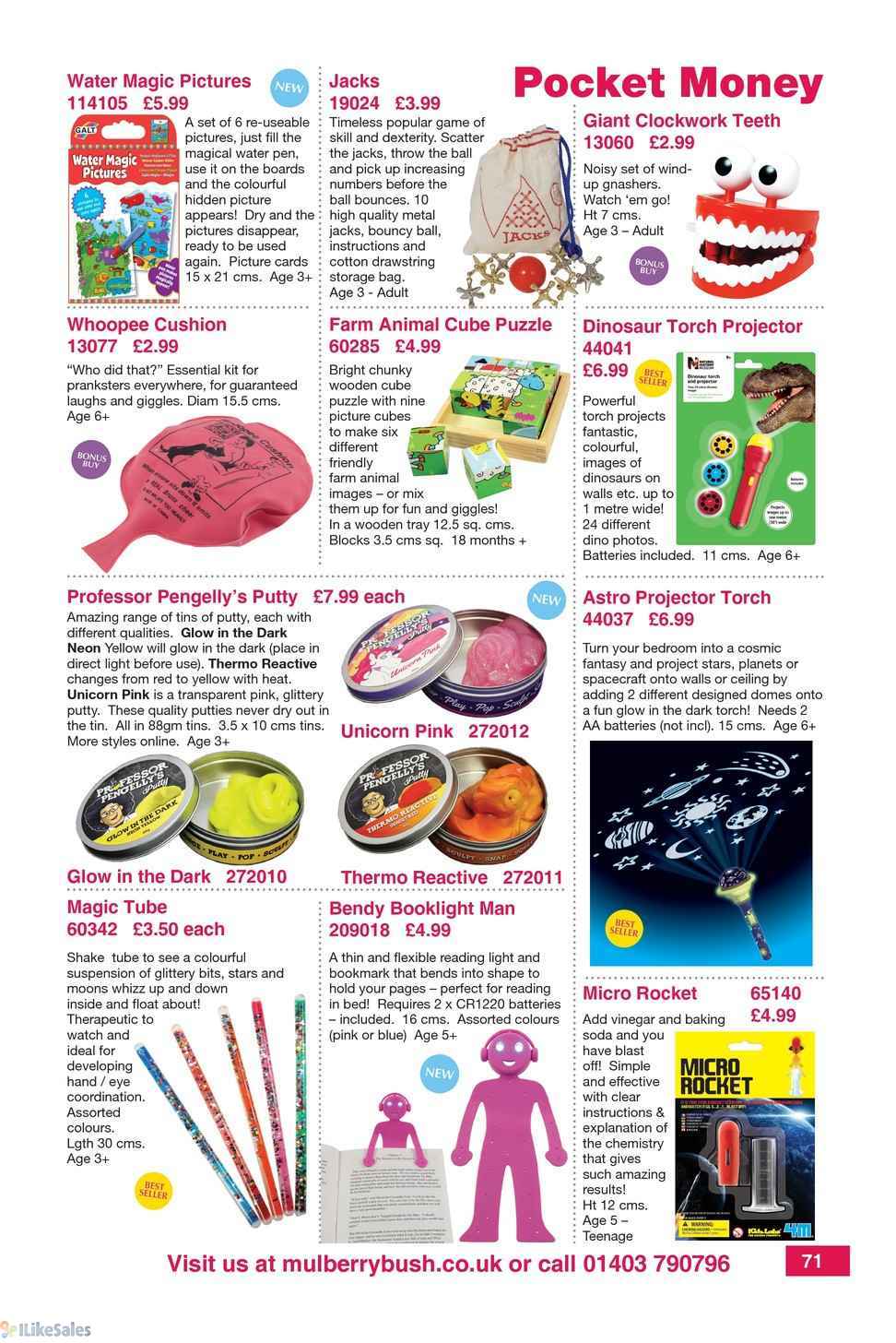 mulberry bush catalogues leaflet mulberry bush astro tube paper flyer