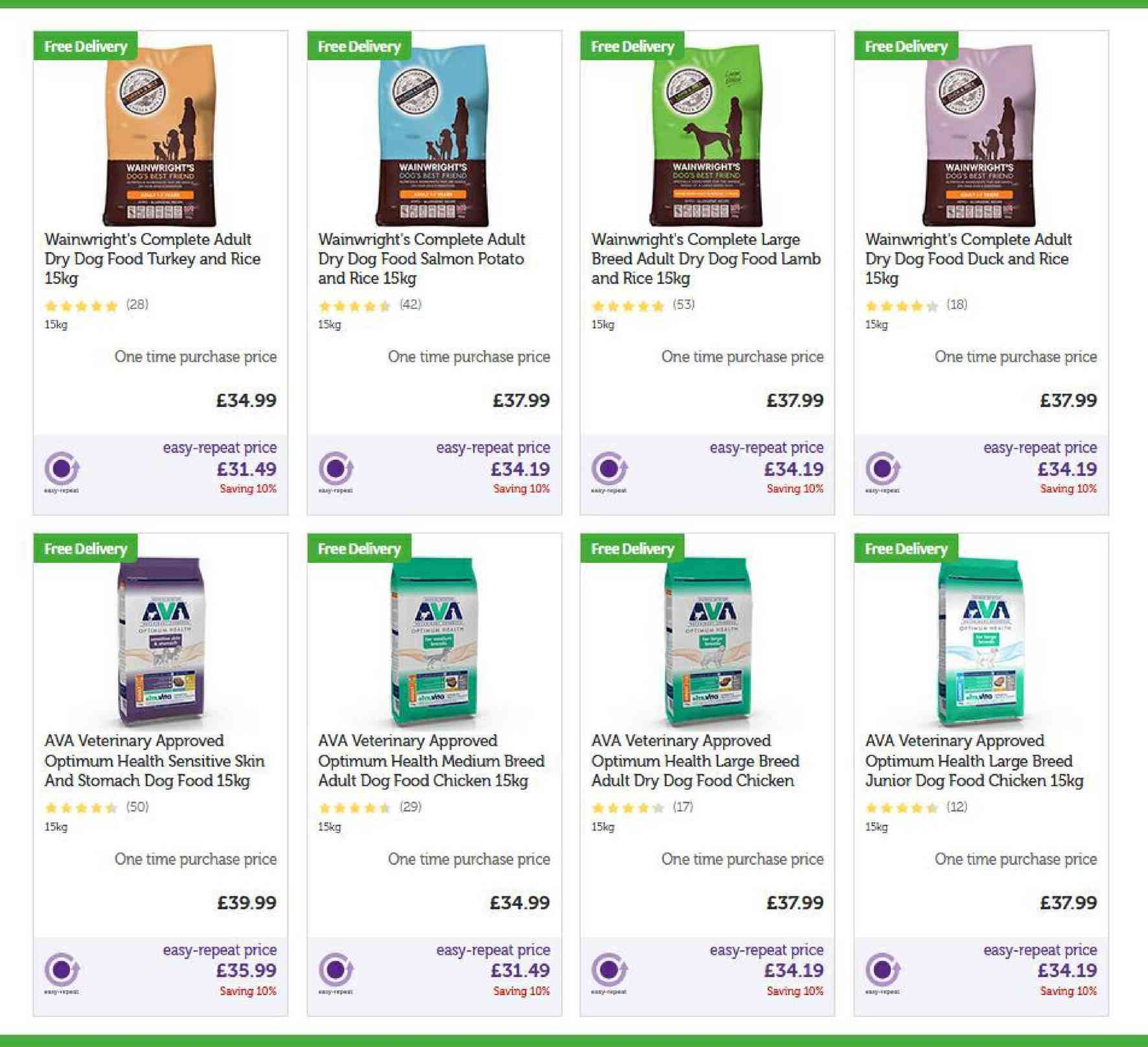 wainwrights salmon and potato 15kg