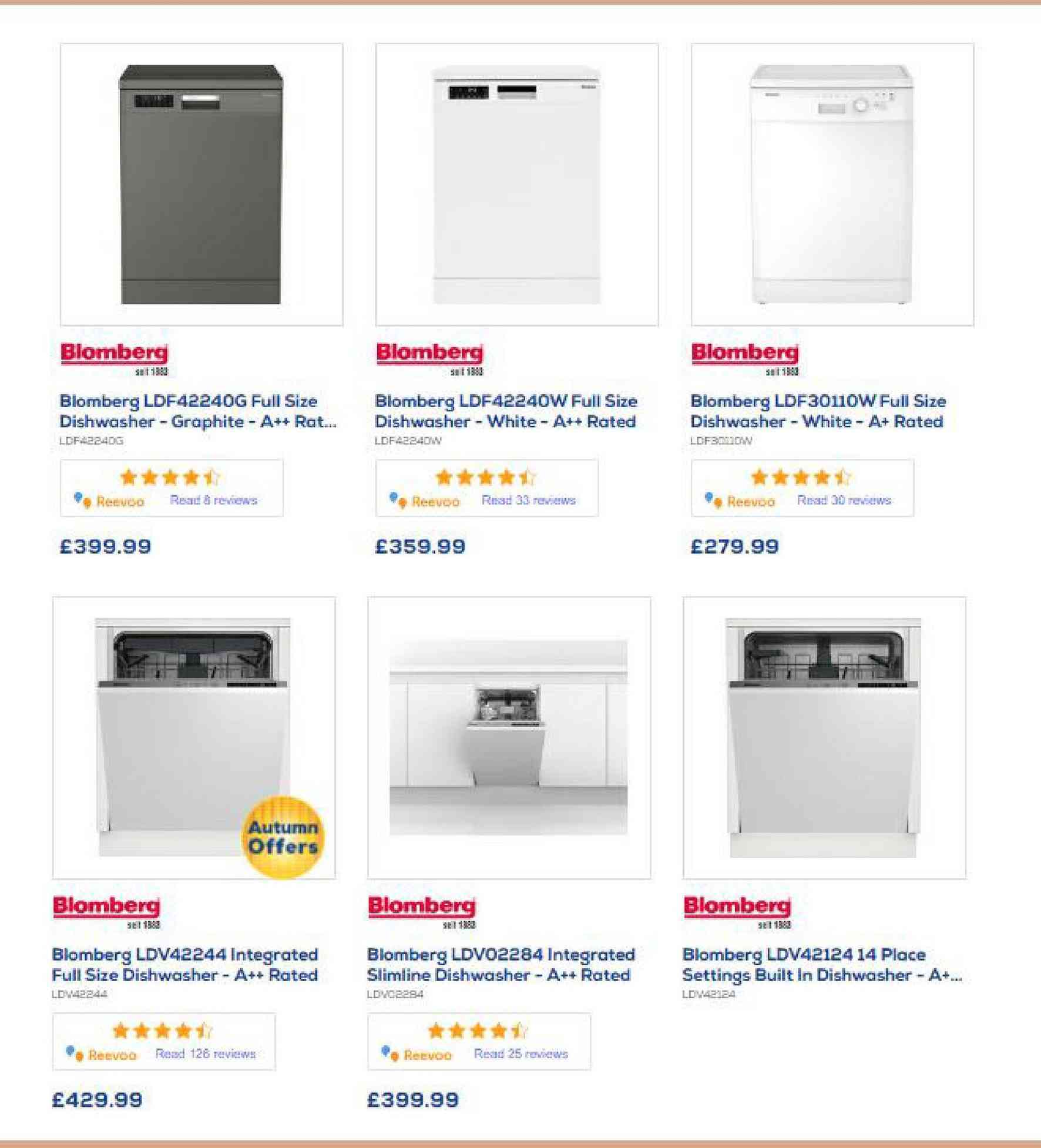 dishwasher offers