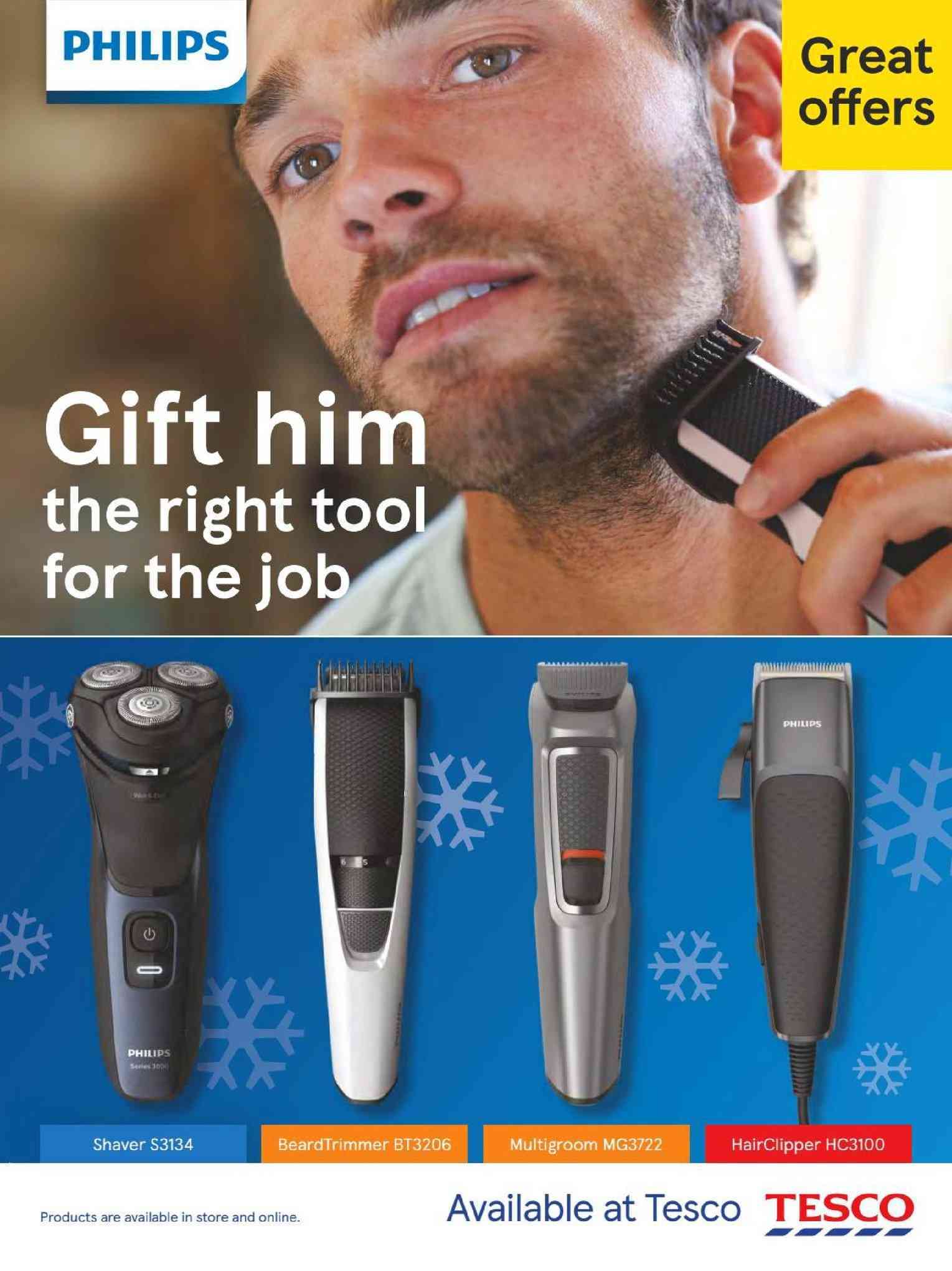 philips shaver tesco